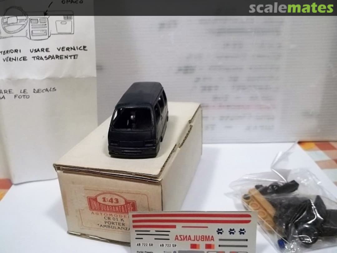 Boxart Piaggio Porter CR01K Uno Quarantatre Boxart Piaggio Porter CR01K Uno Quarantatre