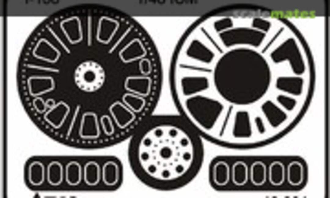 1:48 I-153 Engine Cooling Shutters (Atol Hobby 48 001) 48 001