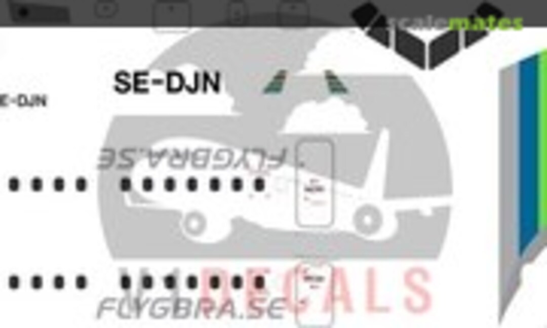 1:144 BRA Braathens Regional Airlines BAe Avro RJ-85 (V1 Decals V1D0404-144) V1D0404-144