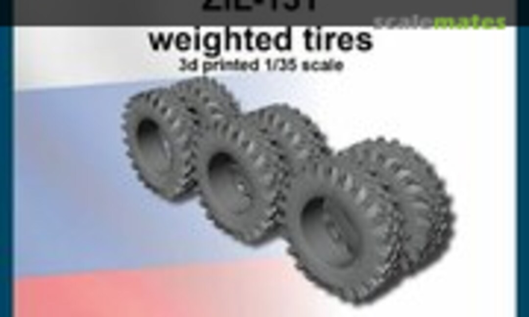 1:35 ZIL-131 weighted tires (FC Model Trend 35625)
