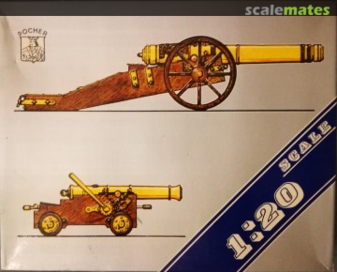 Boxart Cannone Tedesco K/07 Pocher Boxart Cannone Tedesco K/07 Pocher