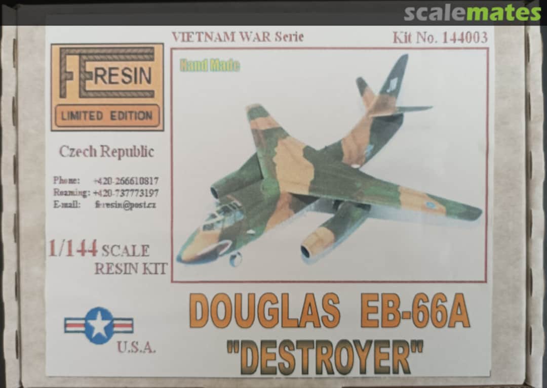 Boxart Douglas EB-66A "Destroyer" 144003 FEResin Boxart Douglas EB-66A "Destroyer" 144003 FEResin