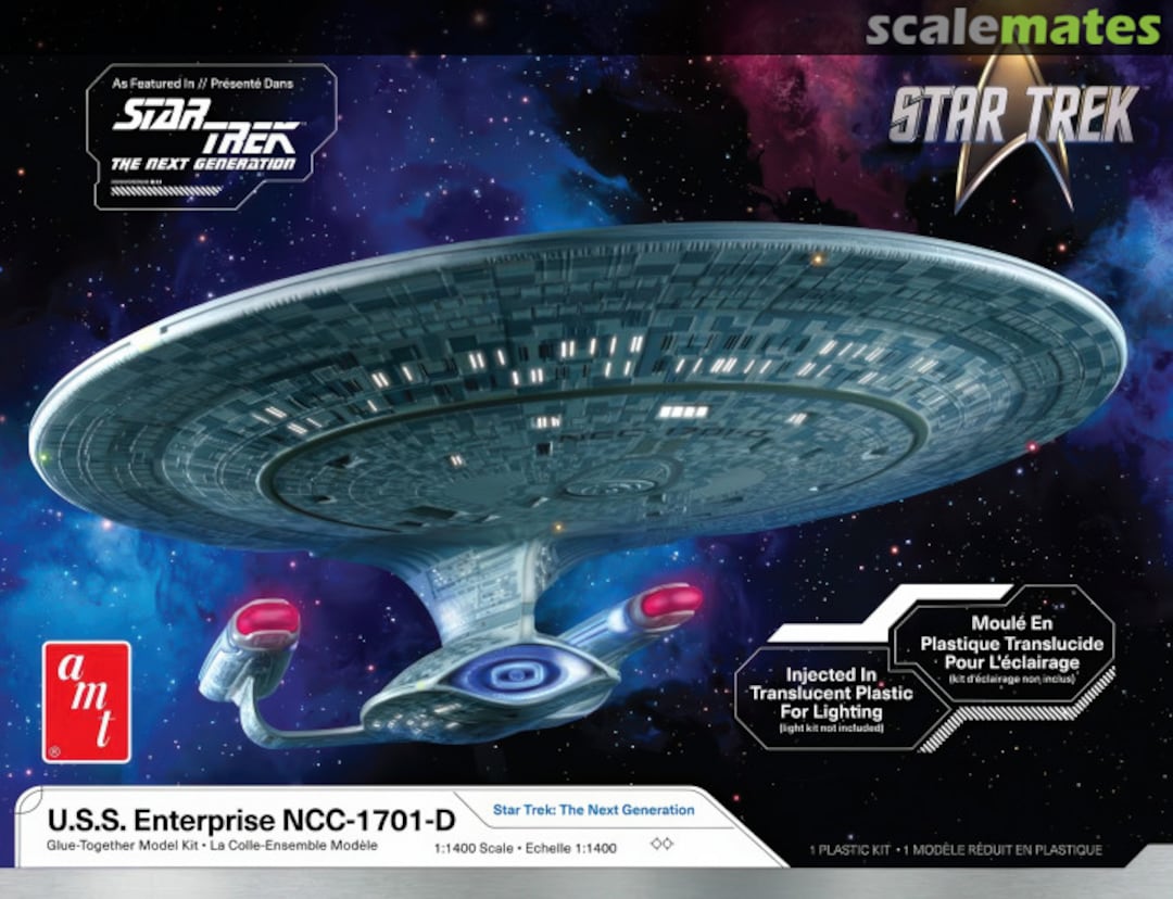 Boxart U.S.S. Enterprise NCC-1701-D AMT1429 AMT Boxart U.S.S. Enterprise NCC-1701-D AMT1429 AMT