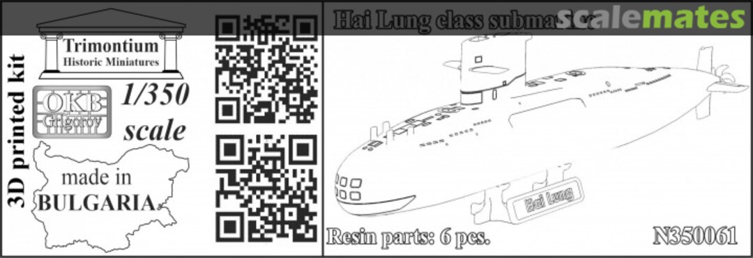 Boxart Hai Lung class submarine N350061 OKB Grigorov