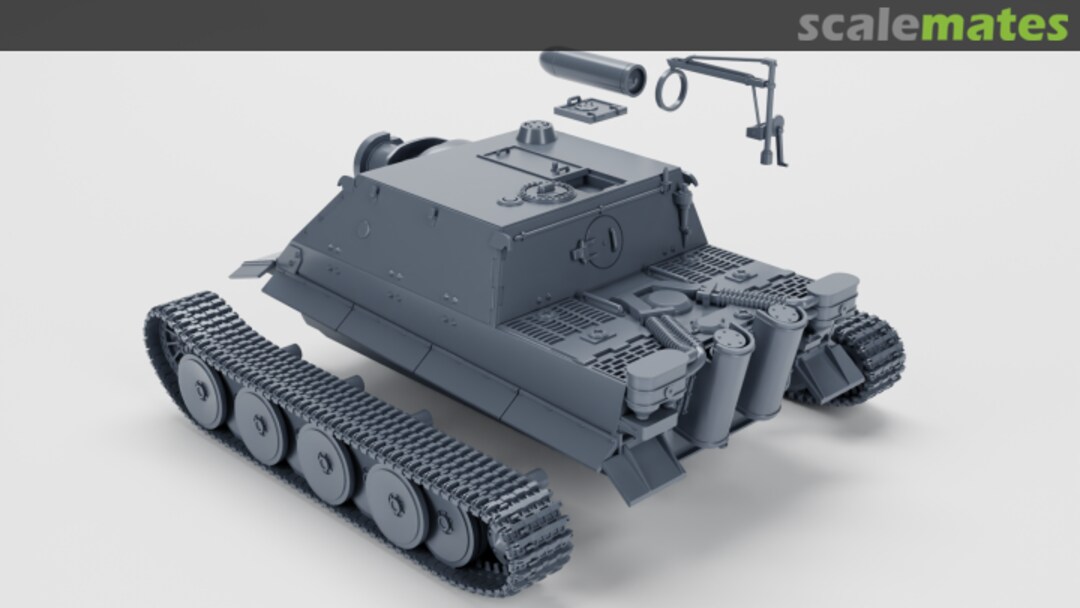 Boxart 38 cm RW61 auf Sturmmorser Tiger 72012273 EMP3d Boxart 38 cm RW61 auf Sturmmorser Tiger 72012273 EMP3d