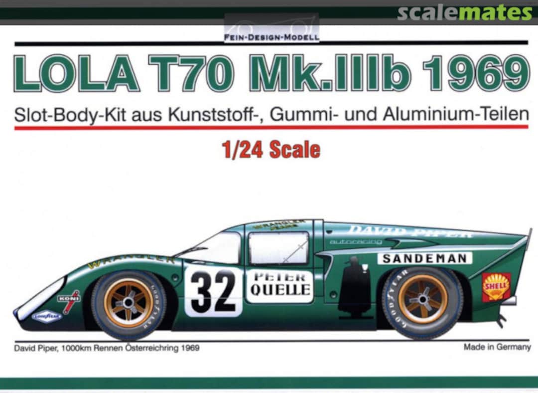 Boxart Lola T70 Mk.IIIB FDM–17 Fein Design Modell Boxart Lola T70 Mk.IIIB FDM–17 Fein Design Modell