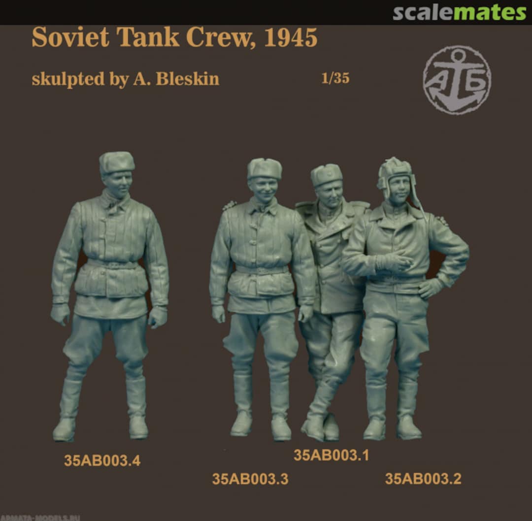 Boxart Soviet Tank Crew, 1945 35АВ003 Andrey Bleskin Boxart Soviet Tank Crew, 1945 35АВ003 Andrey Bleskin