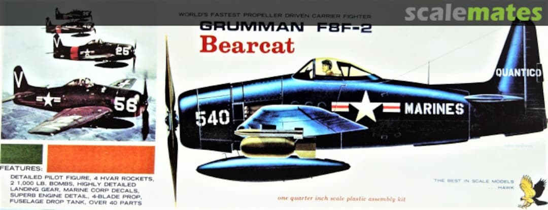 Boxart Grumman F8F-2 Bearcat 562-100 Hawk Boxart Grumman F8F-2 Bearcat 562-100 Hawk