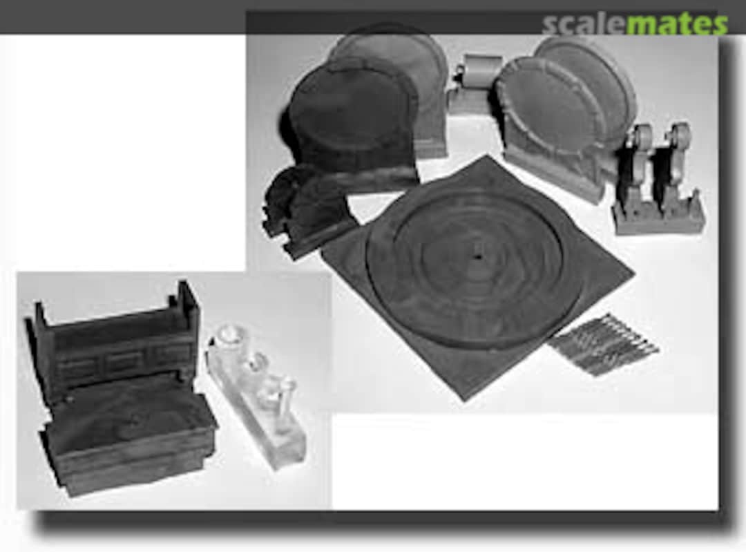 Boxart Sailing Ship's Wheel and Binnacle CEWF35003 Cutting Edge Modelworks