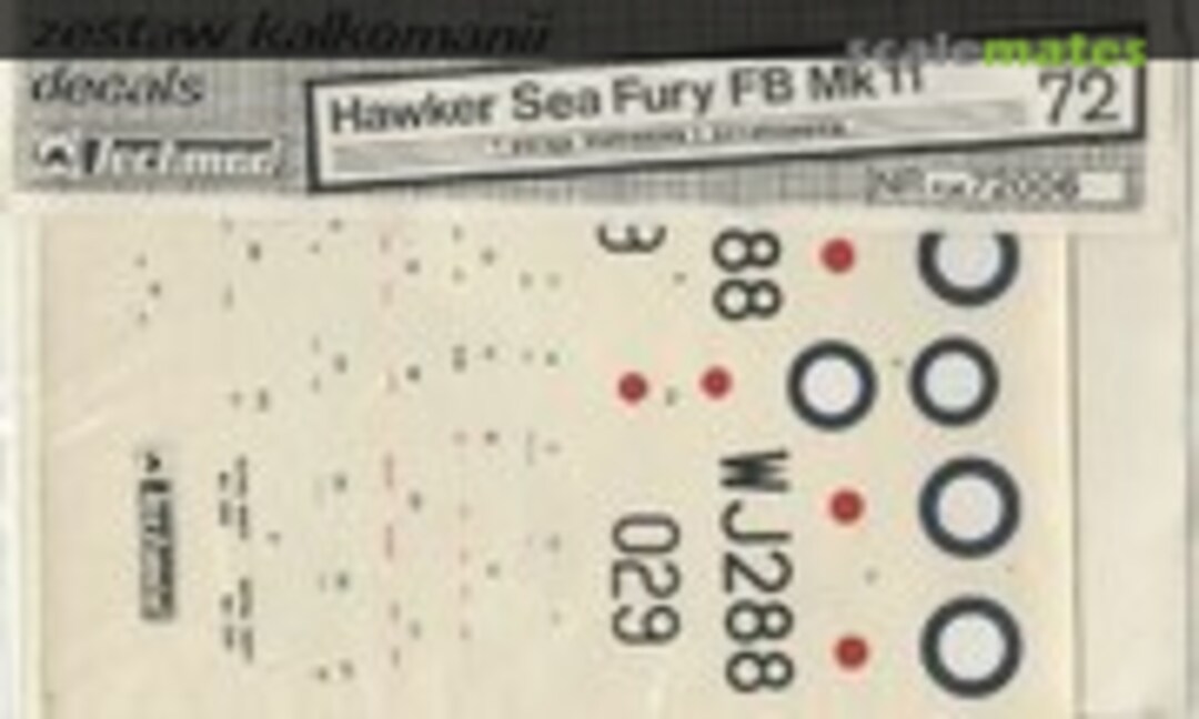 1:72 Hawker Sea Fury FB Mk 11 (Techmod 72006) 72006