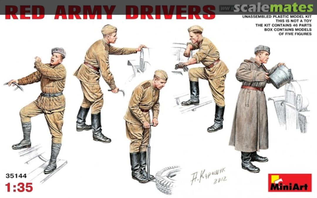 Boxart Red Army Drivers 35144 MiniArt Boxart Red Army Drivers 35144 MiniArt