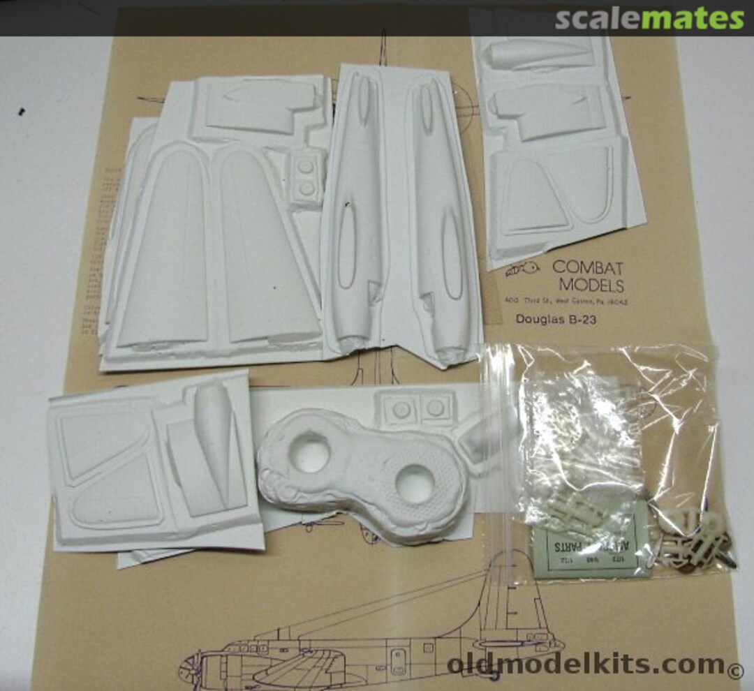 Boxart Douglas B-23 Dragon 72-007 Combat Models Boxart Douglas B-23 Dragon 72-007 Combat Models