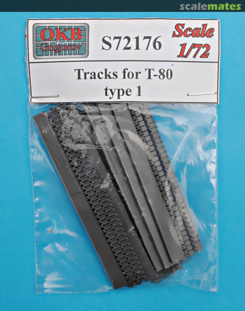 Boxart Tracks for T-80 type 1 S72176 OKB Grigorov Boxart Tracks for T-80 type 1 S72176 OKB Grigorov