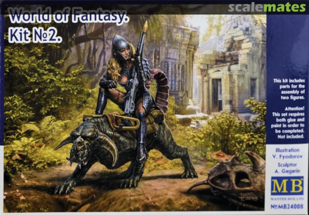 Boxart World of Fantasy. Kit No. 2. MB24008 Master Box Boxart World of Fantasy. Kit No. 2. MB24008 Master Box