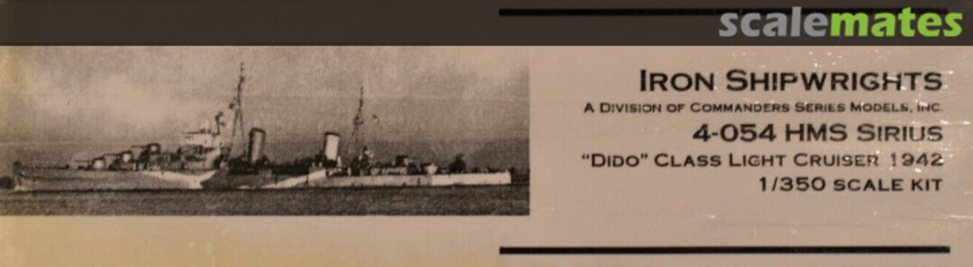 Boxart HMS Sirius 4-054 Iron Shipwrights Boxart HMS Sirius 4-054 Iron Shipwrights