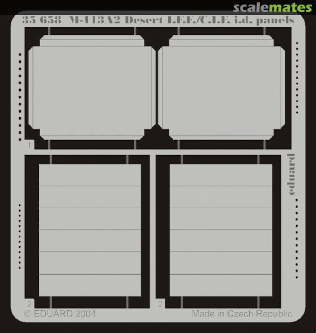 Boxart M-113A2 Desert I.F.F./C.I.F. i.d. panels 35658 Eduard Boxart M-113A2 Desert I.F.F./C.I.F. i.d. panels 35658 Eduard