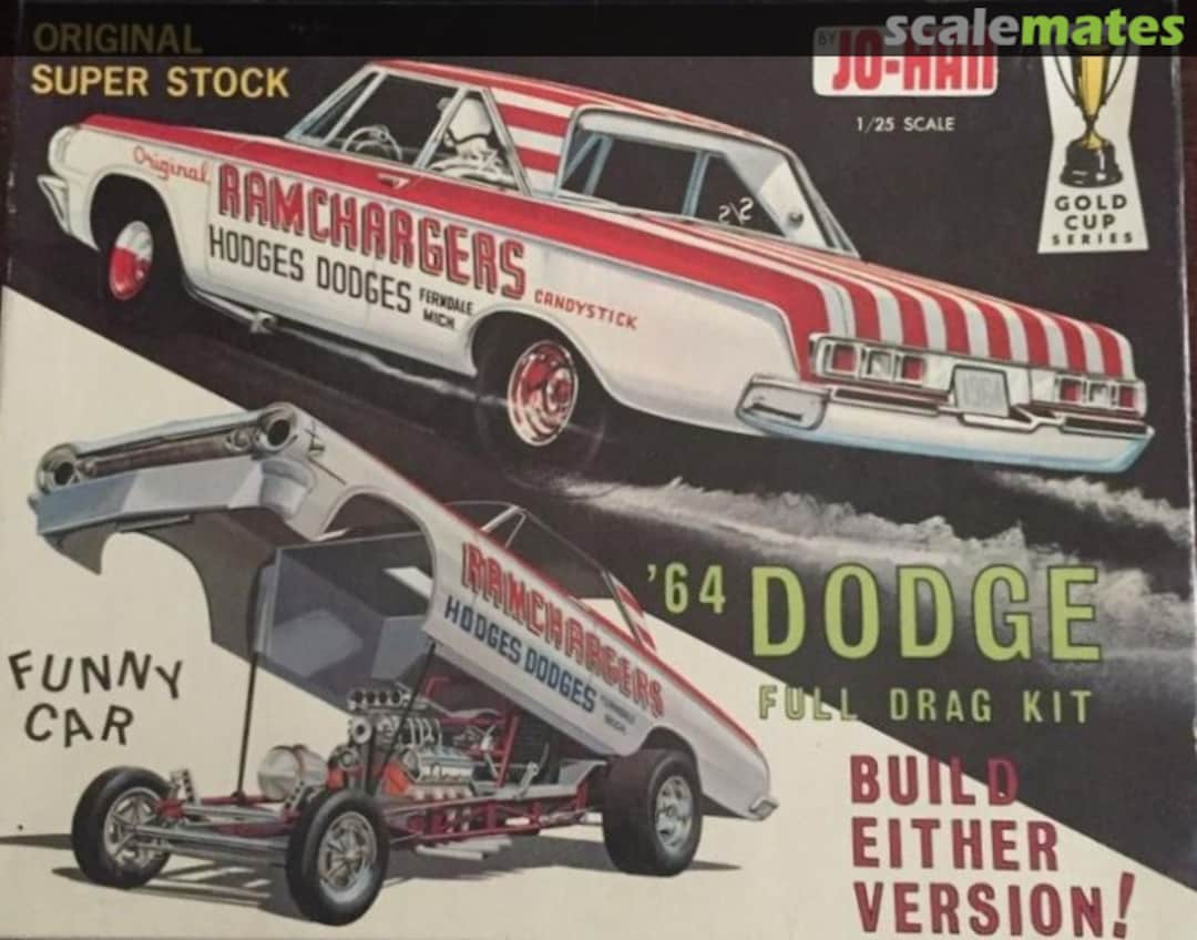 Boxart '64 Dodge Full Drag Kit GC-1064:200 Jo-Han Boxart '64 Dodge Full Drag Kit GC-1064:200 Jo-Han