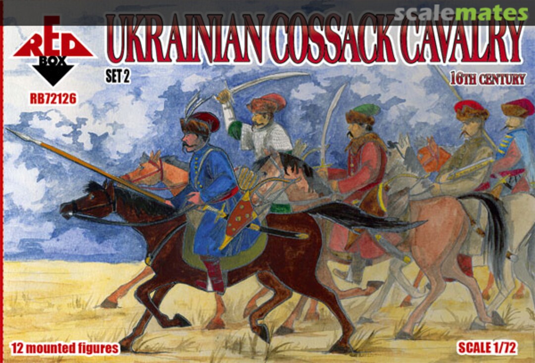 Boxart Ukrainian Cossack Cavalry Set 2 RB72126 Red Box Boxart Ukrainian Cossack Cavalry Set 2 RB72126 Red Box