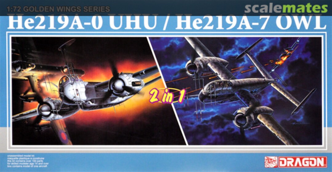Boxart He 219A-0 Uhu / He 219A-7 Owl 5121 Dragon Boxart He 219A-0 Uhu / He 219A-7 Owl 5121 Dragon