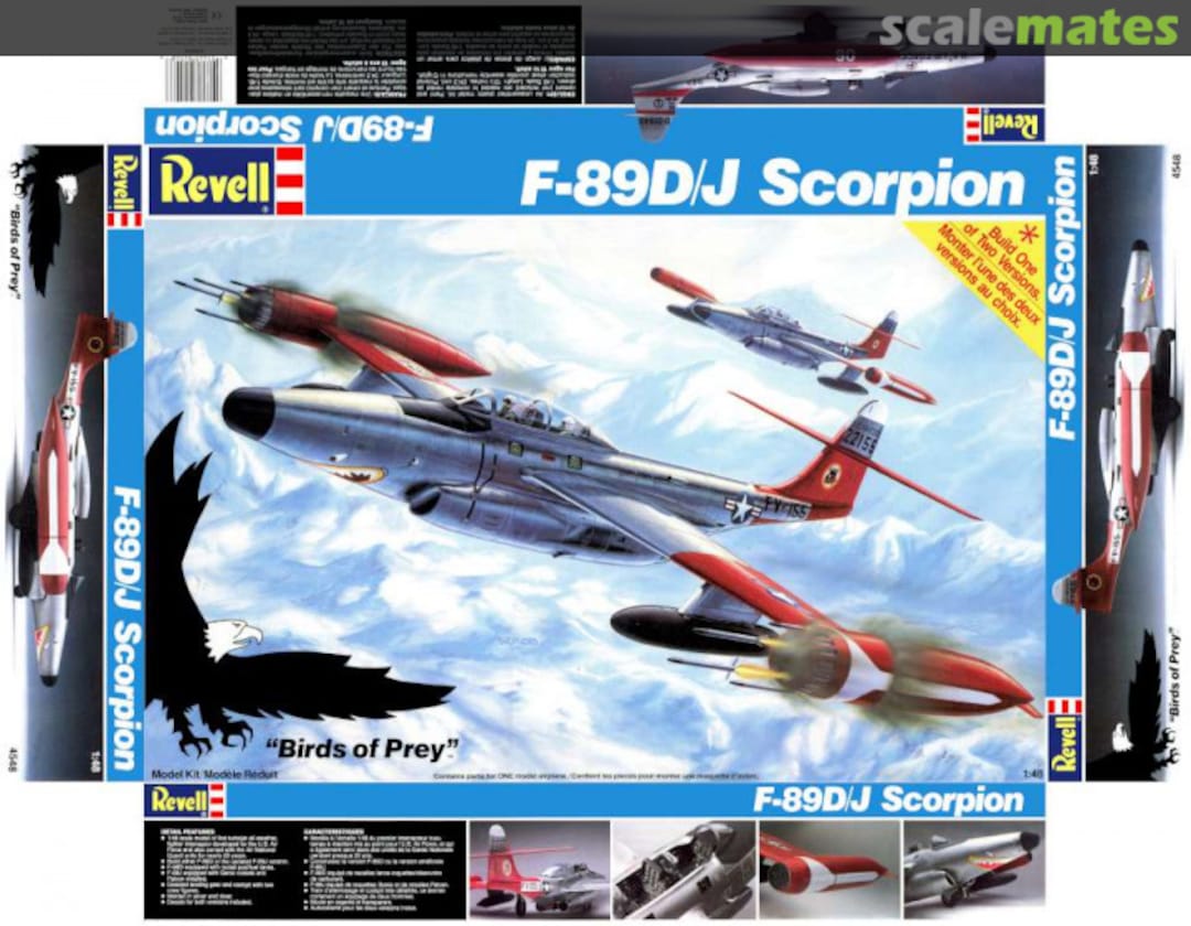 Boxart F-89D/J Scorpion 4548 Revell Boxart F-89D/J Scorpion 4548 Revell