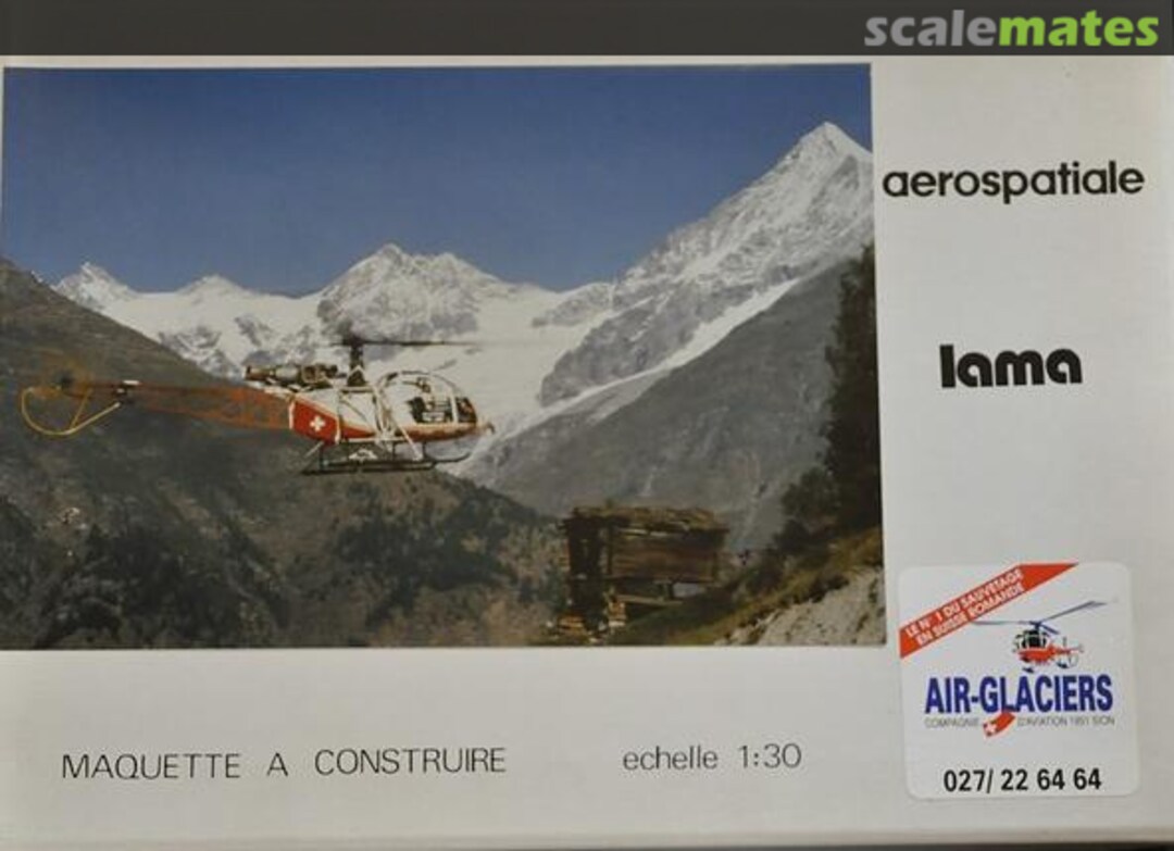 Boxart Aérospatiale Lama M.E.E. / Maquette d'Etude et d'Exposition Boxart Aérospatiale Lama M.E.E. / Maquette d'Etude et d'Exposition