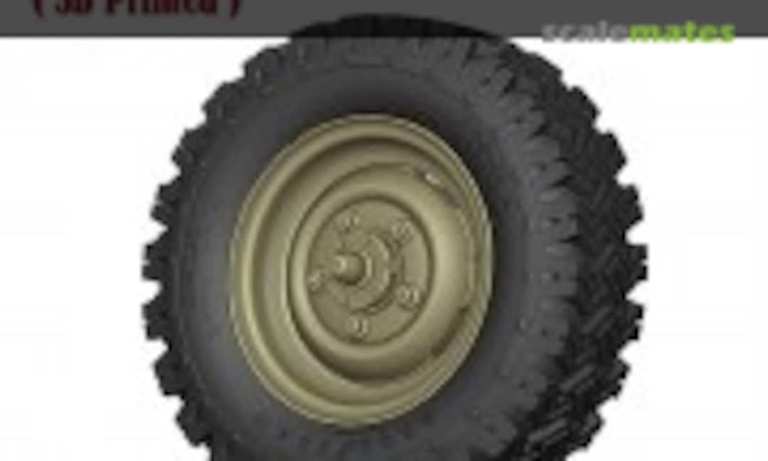 1:35 Extra Grip 7.50-16 for Land Rover Series II/III (Fat Frog Scale Models FW35007) FW35007