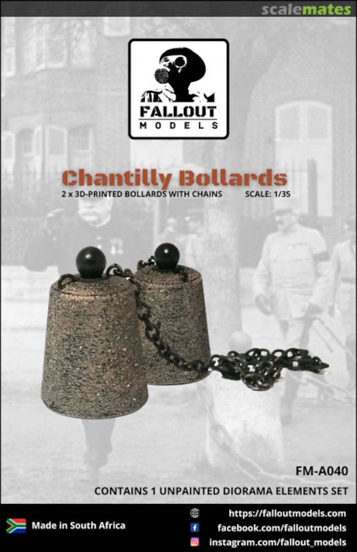 Boxart Chantilly Bollards FM-A040 Fallout Models Boxart Chantilly Bollards FM-A040 Fallout Models