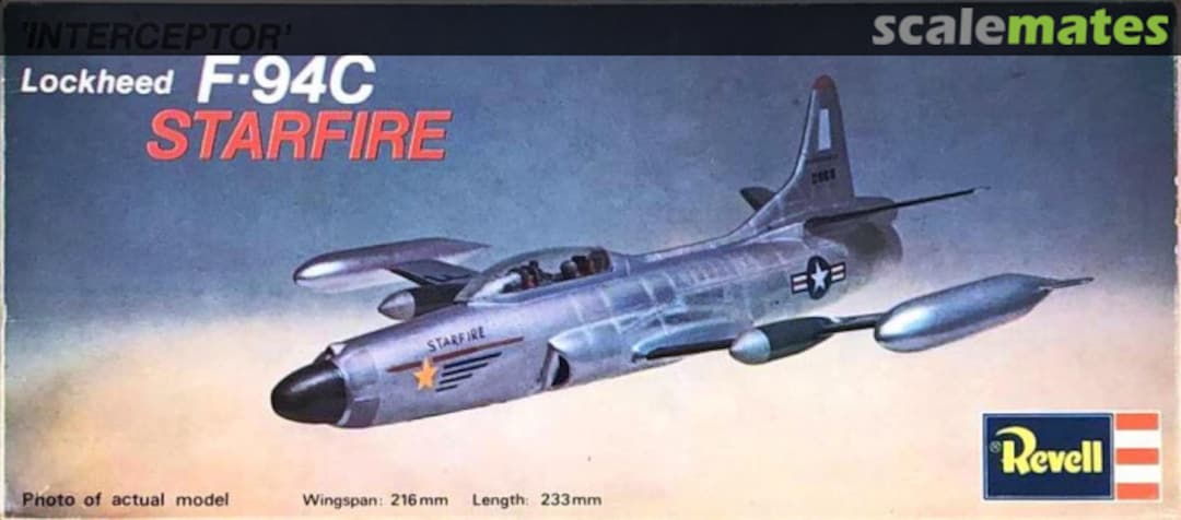 Boxart Lockheed F-94C Starfire H-123 Revell Boxart Lockheed F-94C Starfire H-123 Revell