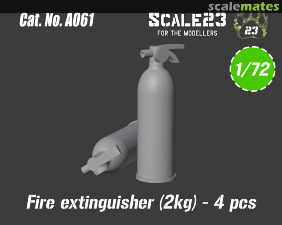 Boxart Fire extinguisher (2kg) 72-A061 Scale23 Boxart Fire extinguisher (2kg) 72-A061 Scale23