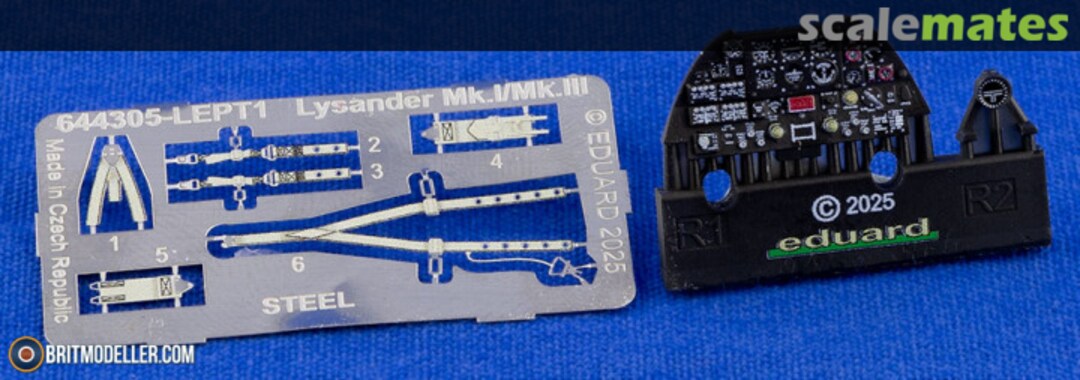 Boxart Lysander Mk.I/Mk.III dashboard & seatbelts 644305 Eduard Boxart Lysander Mk.I/Mk.III dashboard & seatbelts 644305 Eduard