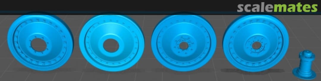 Boxart Panzer V Panther Road Wheel Set - 24-Pin (Panther Ausf. A and G) 25040881 EMP3d Boxart Panzer V Panther Road Wheel Set - 24-Pin (Panther Ausf. A and G) 25040881 EMP3d