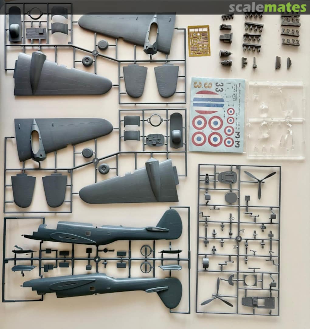 Contents model 167F-A.3 SH48114 Special Hobby