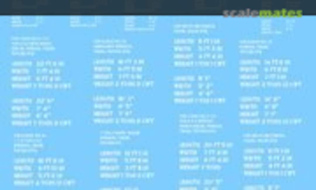 1:35 British D-Day shipping stencils for softskinned vehicles (white) (Archer AR35012W) AR35012W