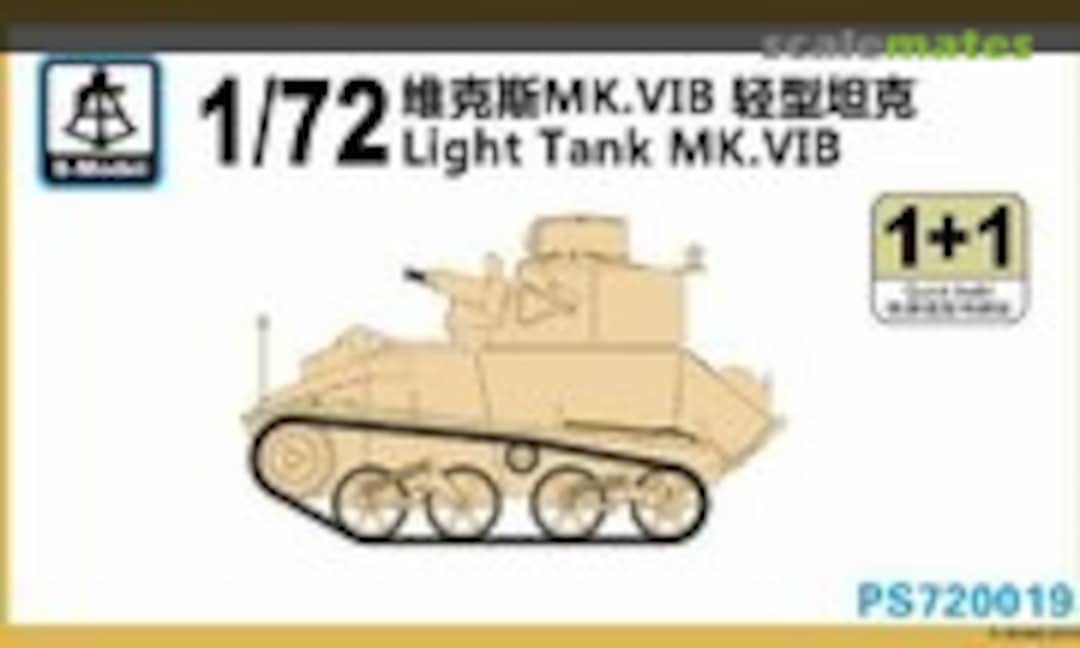 1:72 Light Tank Mk.VI B (S-Model (China) PS720019) PS720019