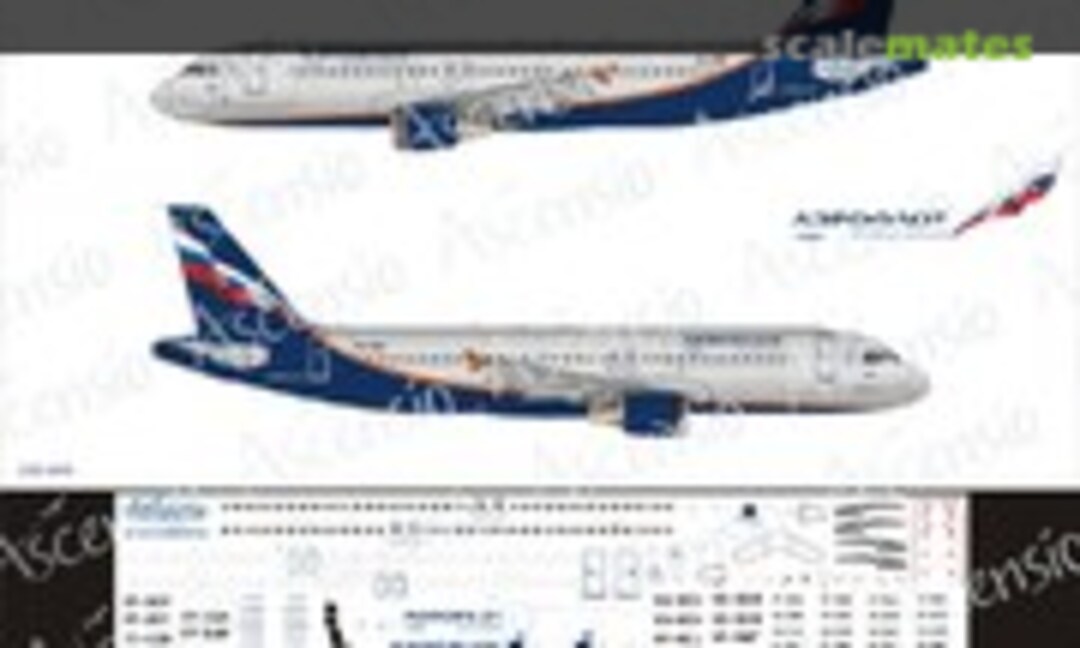 1:144 Airbus 320 Aeroflot (Ascensio 320-004) 320-004