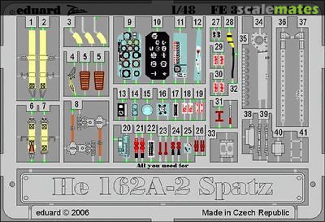Boxart He 162A-2 Spatz FE339 Eduard Boxart He 162A-2 Spatz FE339 Eduard