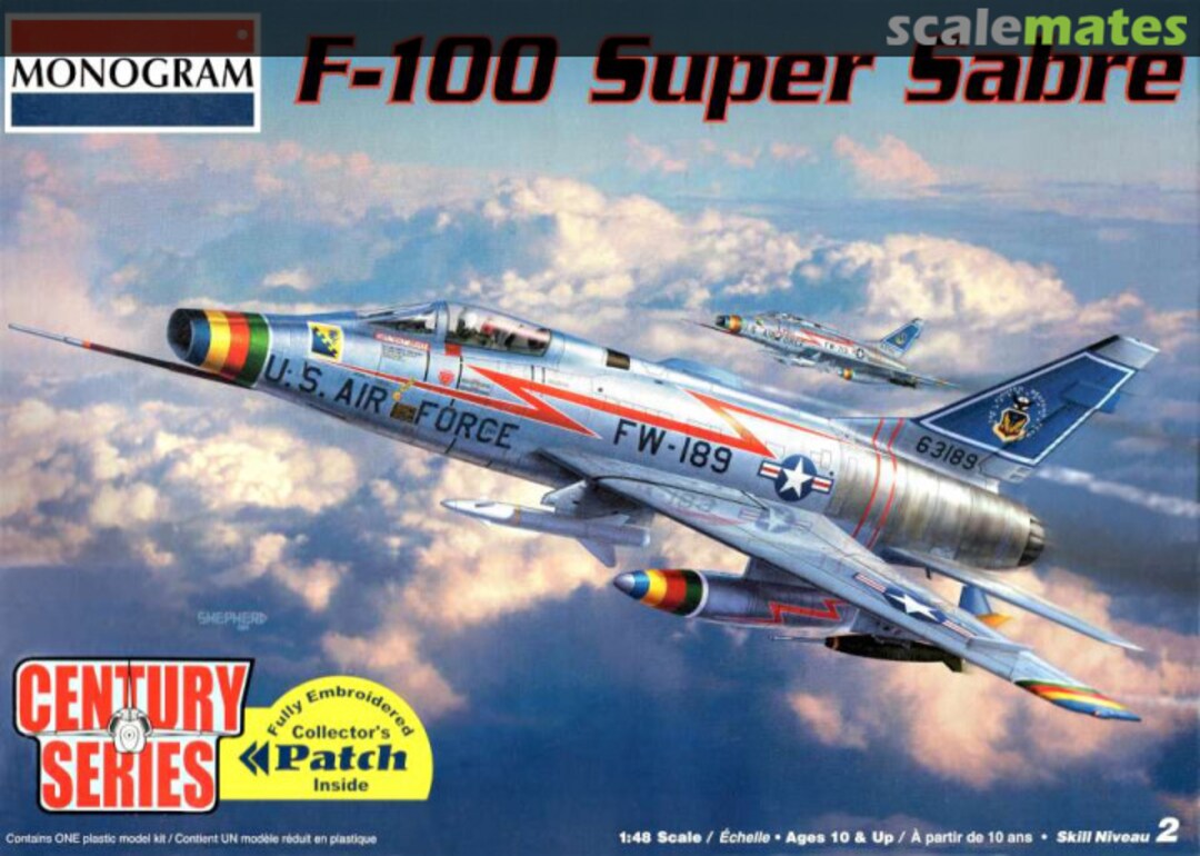 Boxart F-100 Super Sabre 85-5496 Monogram