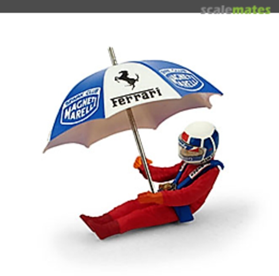 Boxart Didier Pironi + Ombrellino BMCH02U Brumm Boxart Didier Pironi + Ombrellino BMCH02U Brumm