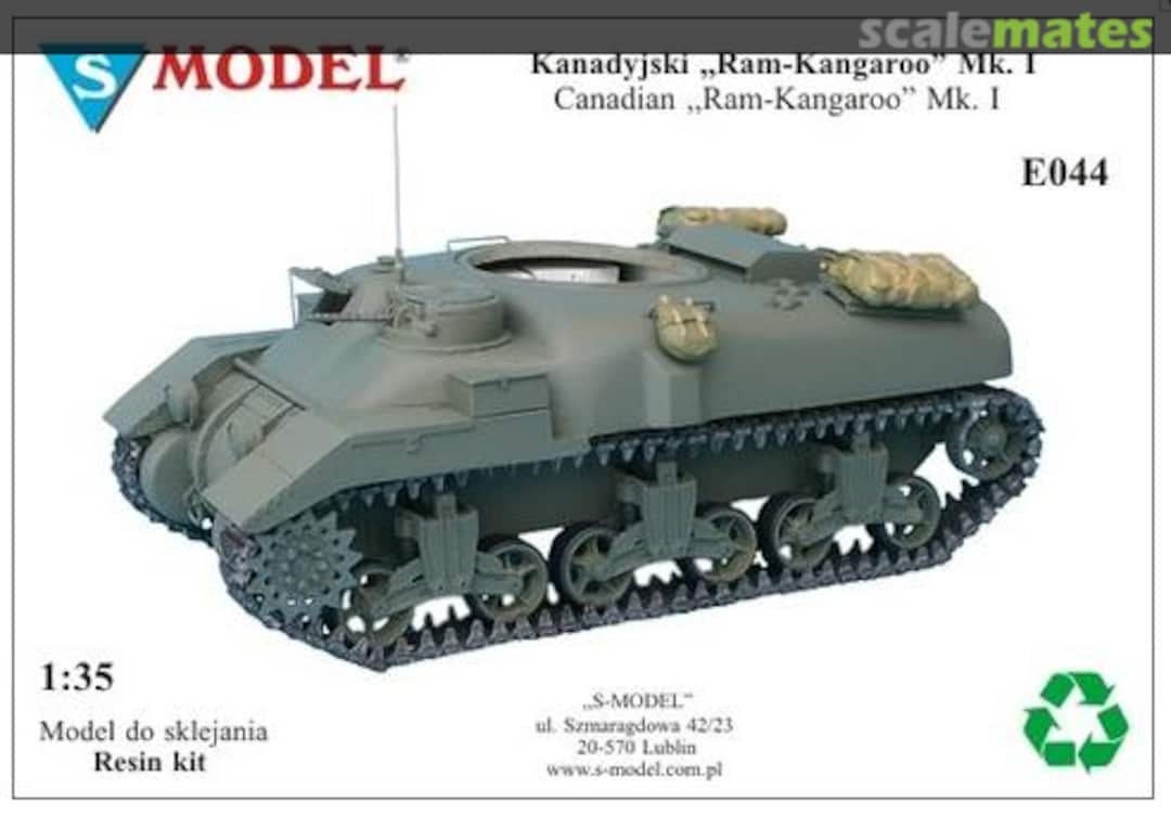 Boxart Canadian "Ram-Kangaroo" Mk.I E044 S-Model (Poland)