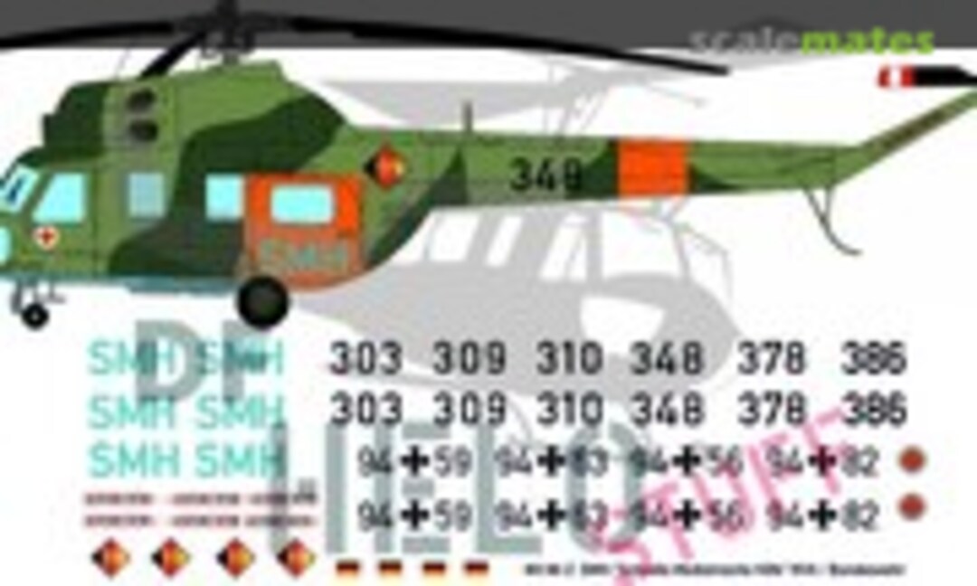 1:48 Mil Mi-2 "Schnelle Medizinische Hilfe" (DF HeloStuff DF30148) DF30148