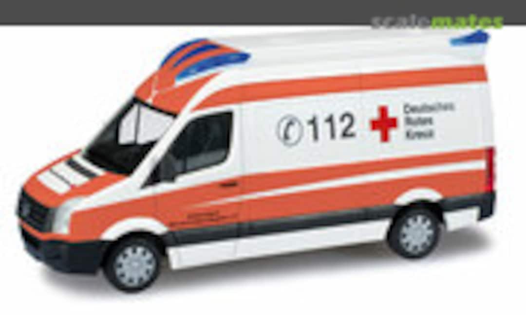 1:87 VW Crafter 2011 Delfis RTW &quot;Braunschweig-Salzgitter rescue service&quot; (Herpa 090667)