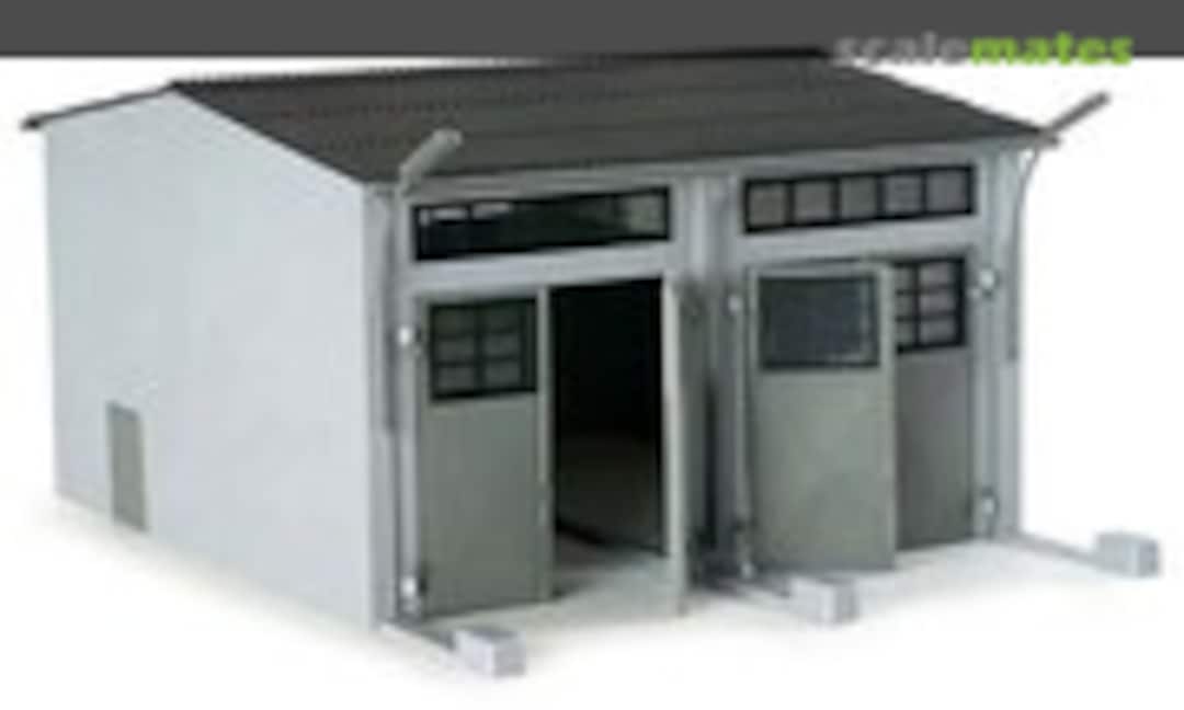 1:87 Kfz-Halle 2teil. Bausatz (Herpa 740487)