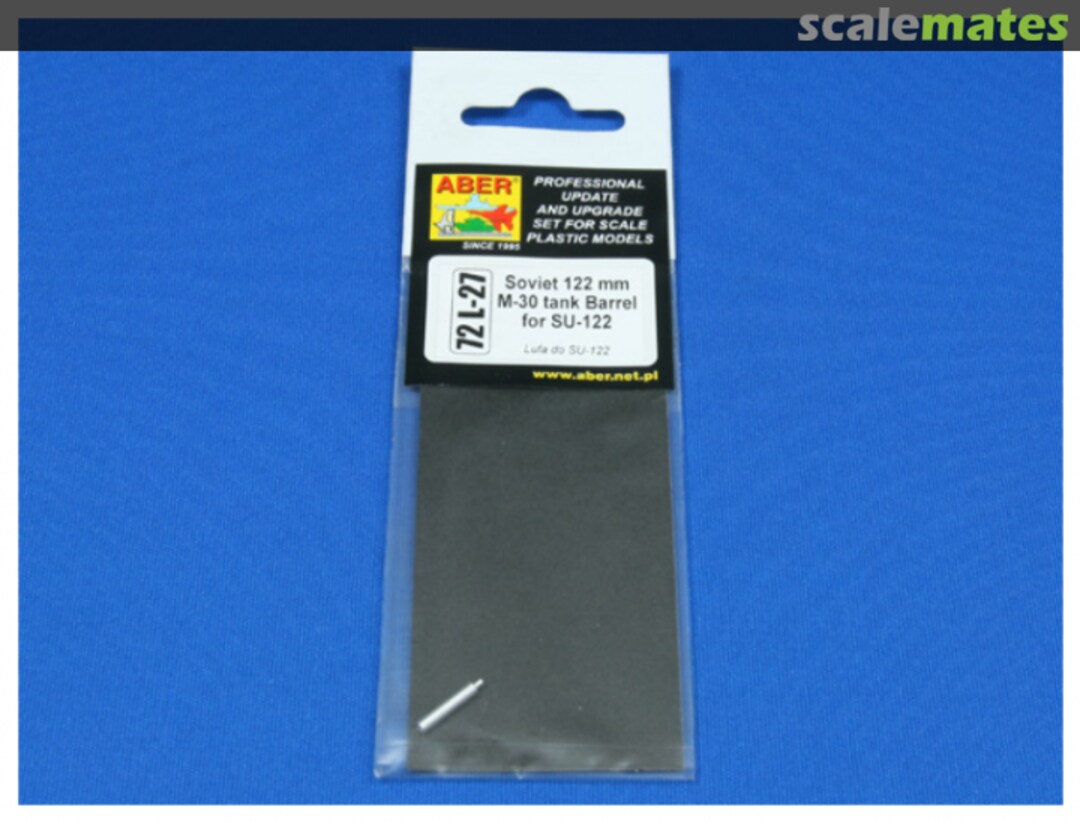 Boxart Soviet 122m M-30 Tank Barrel for SU-122 72L27 Aber Boxart Soviet 122m M-30 Tank Barrel for SU-122 72L27 Aber