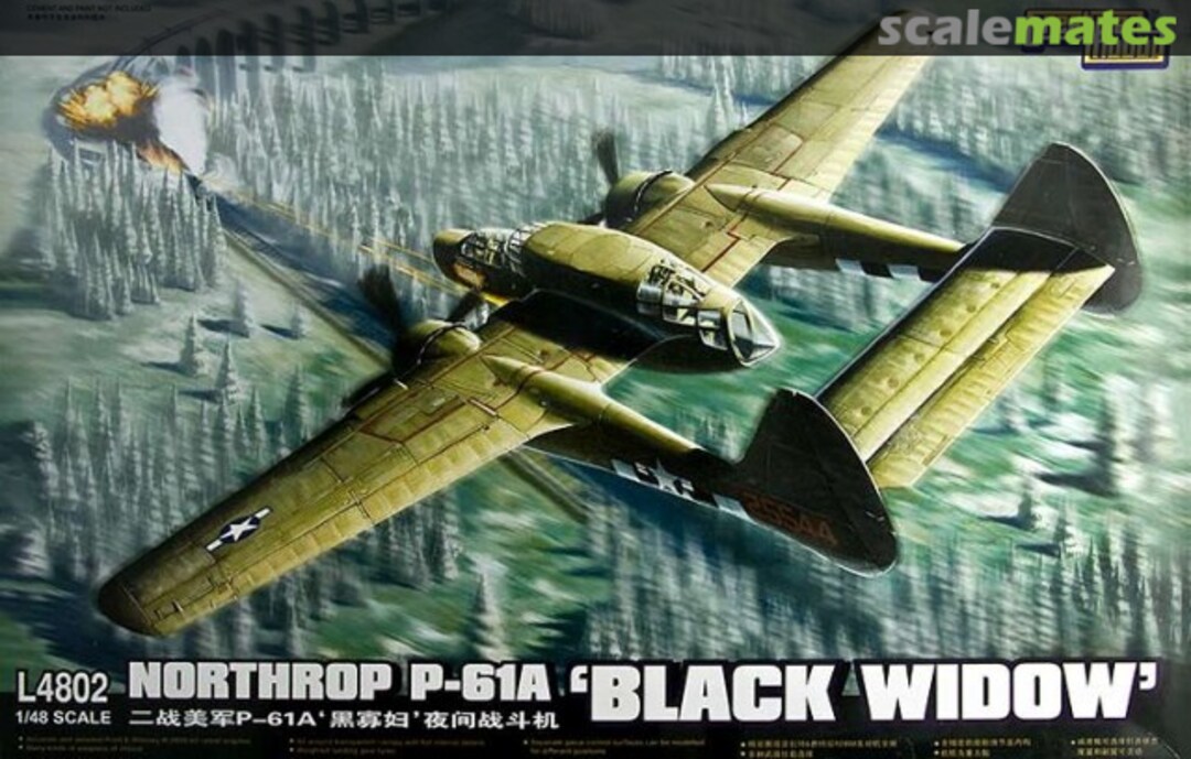 Boxart Northrop P-61A `Black Widow` L4802 Great Wall Hobby Boxart Northrop P-61A `Black Widow` L4802 Great Wall Hobby