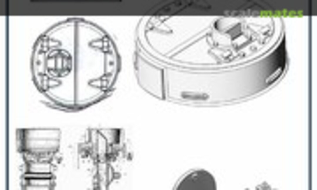 1:72 Commanders Cupola T-34/76 (Welded) (Colibri Decals R72-005) R72-005