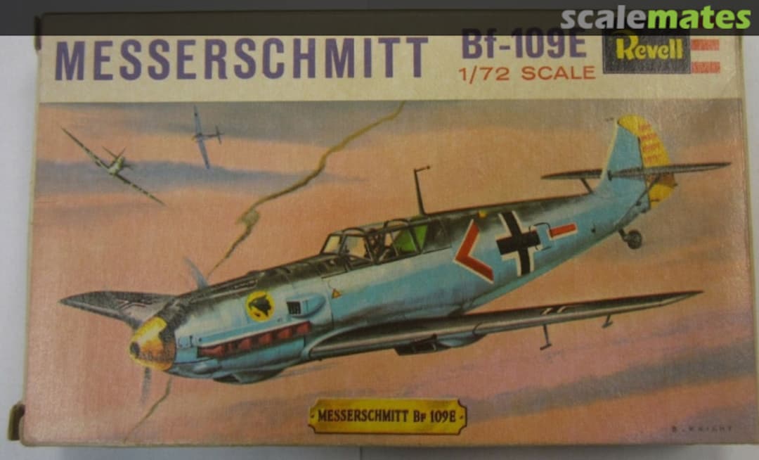 Boxart Messerschmitt Bf-109E H-612:70 Revell Boxart Messerschmitt Bf-109E H-612:70 Revell