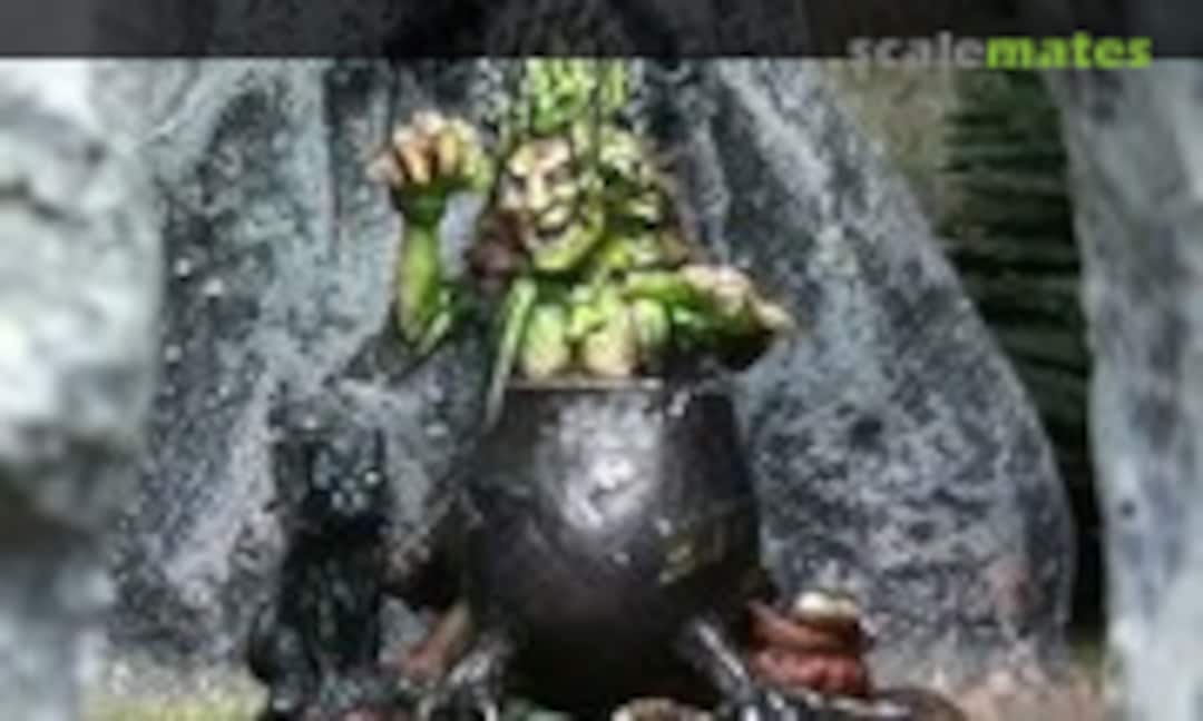 28mm The Witch & her Cat (and Cauldron!) (Gripping Beast SWZ04) SWZ04