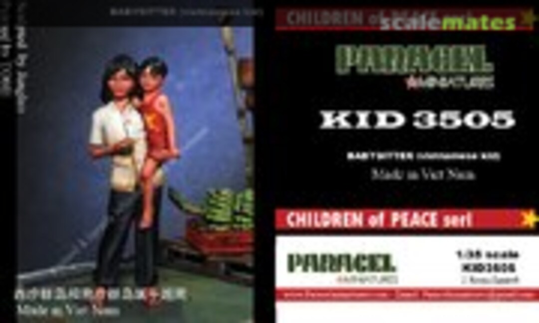 1:35 Babysitter (Vietnamese Kid) (Paracel Miniatures KID3505) KID3505