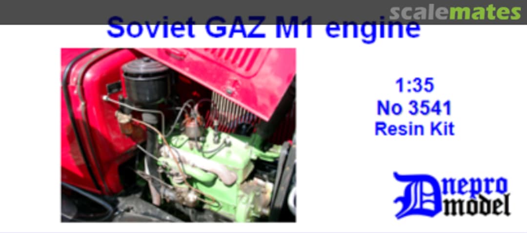 Boxart Soviet GAZ M1 Engine 3541 Dnepro Model Boxart Soviet GAZ M1 Engine 3541 Dnepro Model