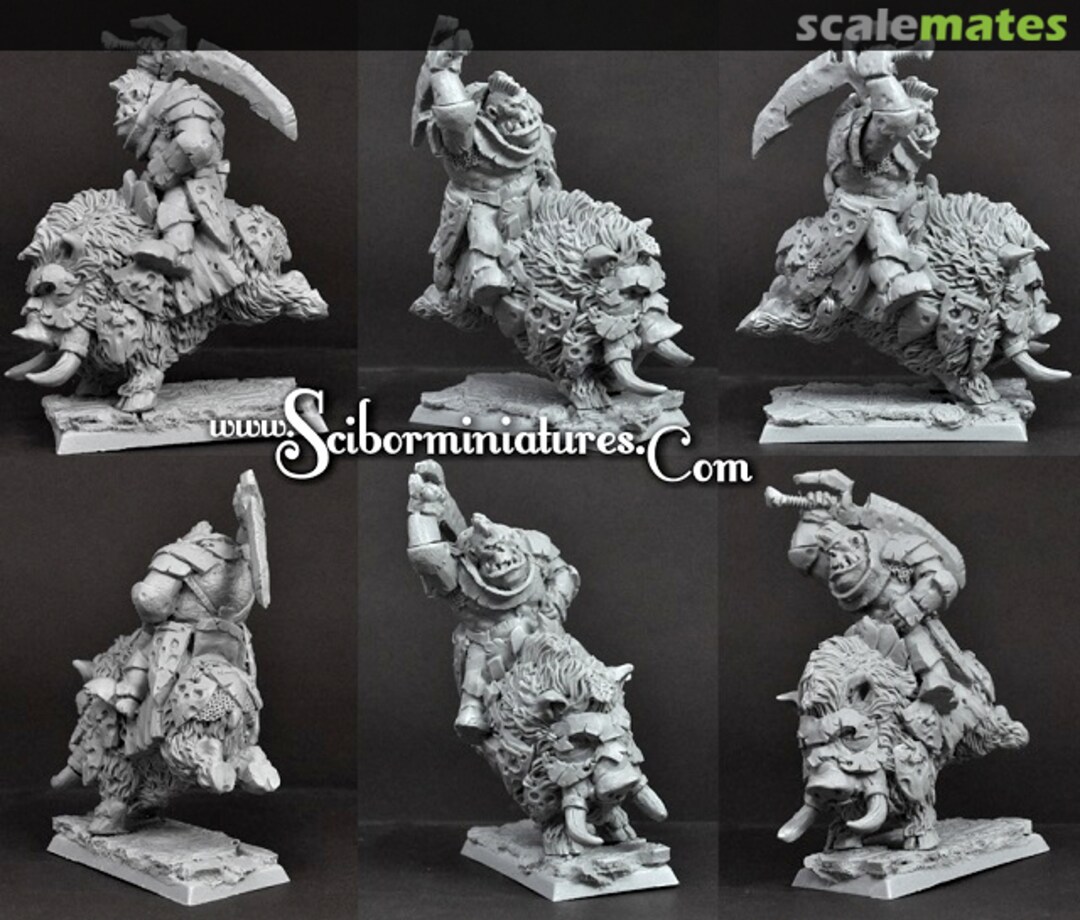 Boxart Orc Warrior on Boar #2 28GB0029 Scibor Monsterous Miniatures Boxart Orc Warrior on Boar #2 28GB0029 Scibor Monsterous Miniatures
